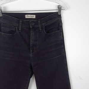 Madewell Black High Riser Skinny 10" Jeans 26